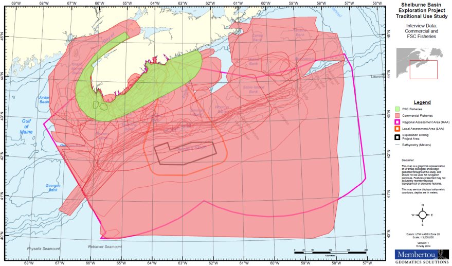 Figure 4: Location of Commercial and Food, Social, and Ceremonial Fisheries in Relation to the Project Area