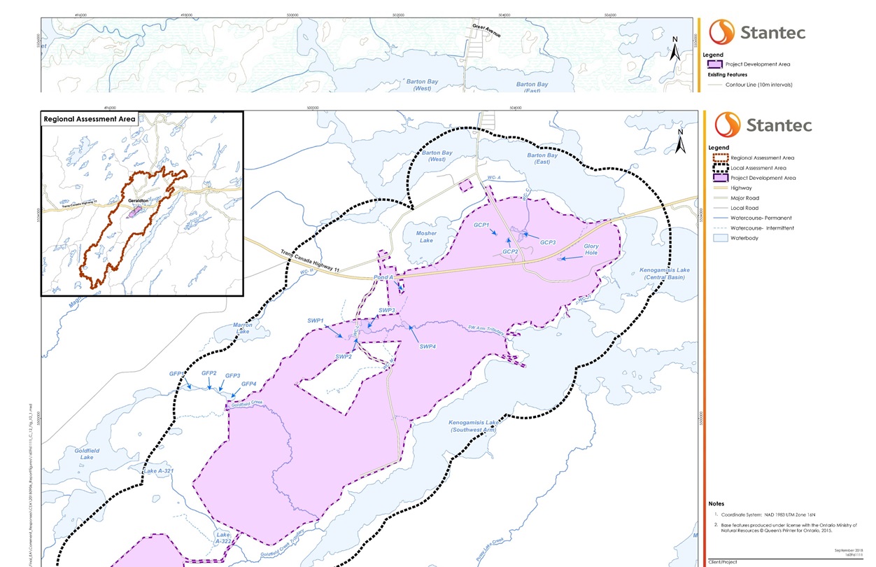Figure 5 - Spatial boundaries for vegetation communities and migratory birds
