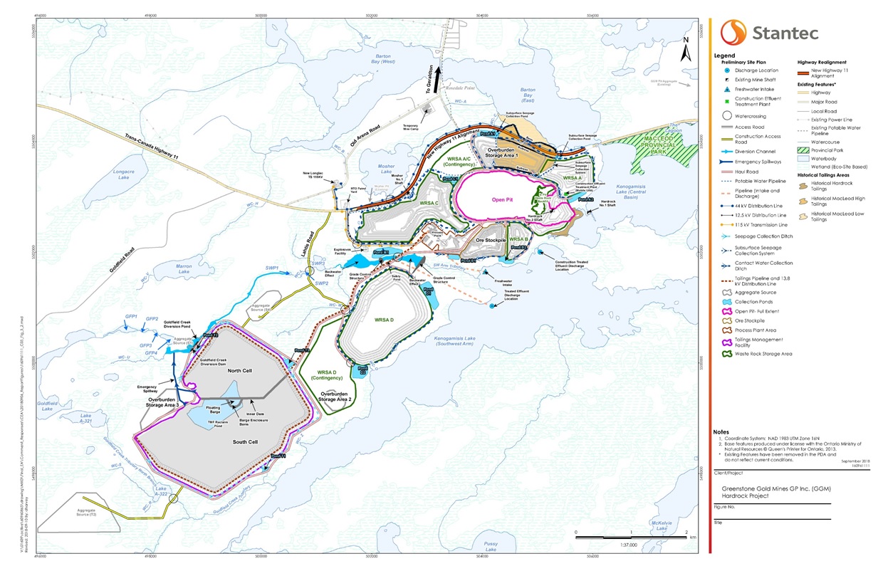Figure 9 - Site plain